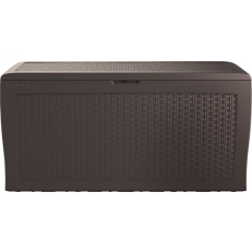 Zahradní úložný box Keter Samoa Rattan 270 L - 117 x 45 x 57 cm -  hnědý