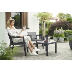 Balkónový set KETER EMILY - grafit