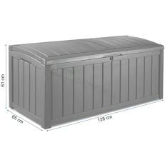 Keter Glenwood - zahradní box 390 L - 128 x 65 x 61 cm - antracit