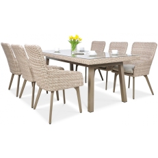 Zahradní technoratanový nábytek MILANO 6/200 Light Beige