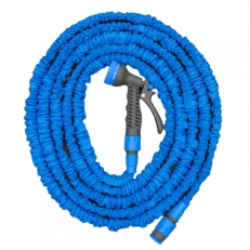 Komplet flexibilní zahradní hadice TRICK HOSE 5-15m - světle modrá