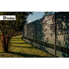 Páska k oplocení BRADAS 19 x 35 m - hnědá