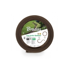 Ohraničení trávníku BRADAS Easy Border 10 m, výška 38 mm - hnědé