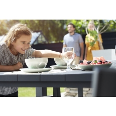 Zahradní jídelní set KETER Elisa/Julie 4+1 - grafit