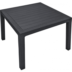 Jídelní stůl KETER Melody Quartet - 95 x 95 x 74,5 cm - antracit