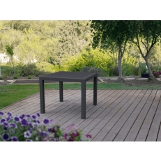 Jídelní stůl KETER Melody Quartet - 95 x 95 x 74,5 cm - antracit