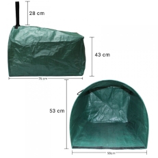 Zahradní skládací koš Bradas FLAT PICK-UP 200 L