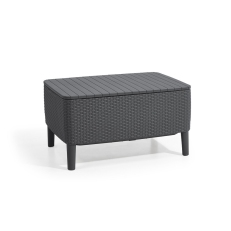 Stůl / úložný box KETER Salemo - 76 x 56 x 42 cm - grafit