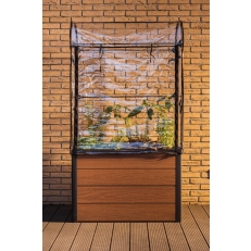 Vyvýšený záhon KETER Maple Green House - šedý