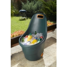 Zahradní vozík Keter EASY GO BREEZE 55L - Green / Orange