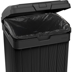 Zahradní odpadkový koš KETER Baltimore 125 L - 41 x 41 x 87,4 cm - černý