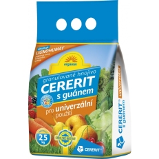 Granulované hnojivo CERERIT s guánem univerzální 2,5 kg