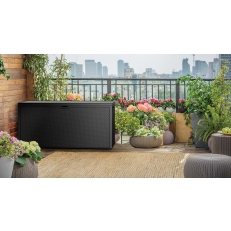 Zahradní úložný box KETER Emily 280 L - 117,8 x 44,58 x 58 cm - grafitový