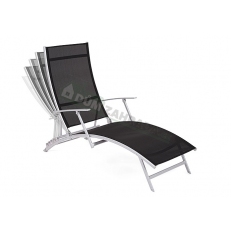 Zahradní lehátko Summer Black - Home&Garden