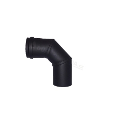 Koleno kouřovodu silnostěnné k peletovým kamnům 90° / 80mm