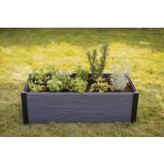 Vyvýšený záhon KETER Maple Trough - šedý