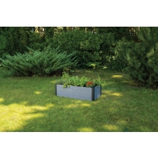 Vyvýšený záhon KETER Maple Trough - šedý