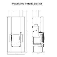 Krbová kamna VICTORIA Diplomat