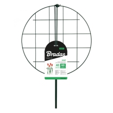 Kruhová podpěra pro rostliny BRADAS s mřížkou 40 cm