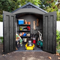 Zahradní domek Keter Premier 757 - 252 x 223,5 x 228 cm - šedohnědý