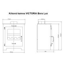 Krbová kamna VICTORIA Bora Lux