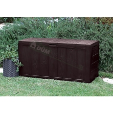 Keter Sherwood - zahradní úložný box 270 L - 117 x 45 x 57,5 cm - hnědý