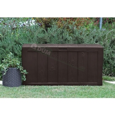 Keter Sherwood - zahradní úložný box 270 L - 117 x 45 x 57,5 cm - hnědý