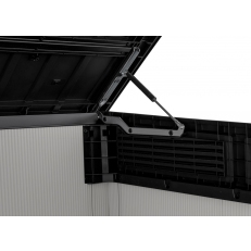 Zahradní úložná skříň KETER Premier Jumbo - 190,5 x 109,31 x 132,5 cm - šedá
