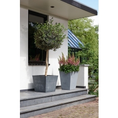 KETER Květináč Beton Conic Square Planter 40 L - šedý