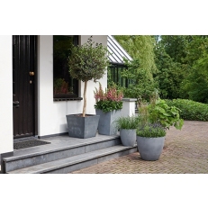 KETER Květináč Beton Conic Square Planter 40 L - šedý