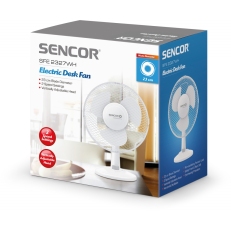 Stolní ventilátor SENCOR SFE 2327WH - bílý