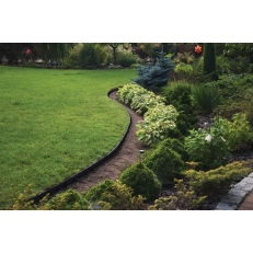 Obruba trávníku BRADAS Easy Border 10 m, výška 40 mm - černá