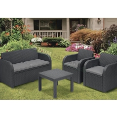 Zahradní set Allibert Georgia - antracit