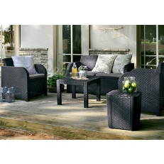 Zahradní set Allibert Georgia - antracit