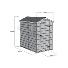 Zahradní domek Keter Manor 4x6
