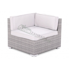 Zahradní rohová sedací souprava Kansas Maxi Light Grey