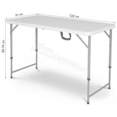 Cateringový stůl - skládací 122 cm