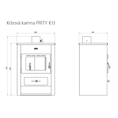 Krbová kamna PRITY K13