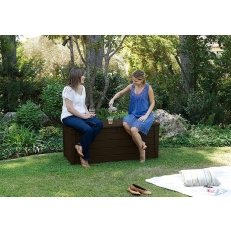 Keter Brightwood - zahradní box 455 L - 145 x 70 x 60,5 cm - hnědý