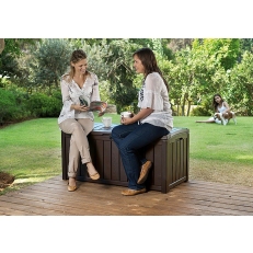 Keter Glenwood - zahradní box 390 L - 128 x 65 x 61 cm - hnědý