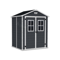 Zahradní domek Keter Breteuil Manor 6x5 - 185 x 152 x 226 cm - šedý