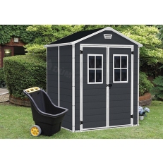 Zahradní domek Keter Breteuil Manor 6x5 - 185 x 152 x 226 cm - šedý