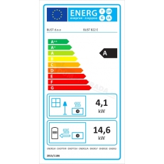 Krbová kamna Blist B22 E - 19 kW s výměníkem (PADOVA E)