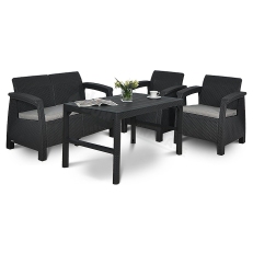 Zahradní set Allibert Corfu Max 2 - grafit