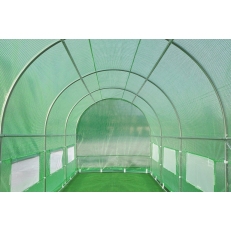 Zahradní fóliovník 3x8m Focus Garden - 2x dveře - zelený