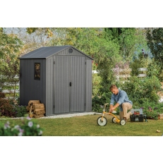 Zahradní domek Keter Darwin 6x6 - 221 x 183 x 190 cm - šedý