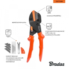 Zahradní nůžky univerzální  MULTI TOOLS BRADAS