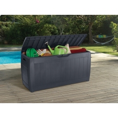 Zahradní box Keter Hollywood 270 L - 117,5 x 45 x 57,3 cm - grafit