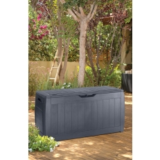 Zahradní box Keter Hollywood 270 L - 117,5 x 45 x 57,3 cm - grafit