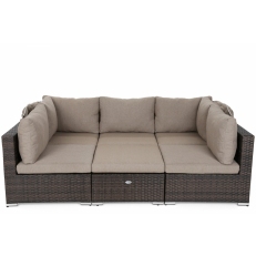 Vigo zahradní sestava z technoratanu  Brown Mat/Brown Melange
